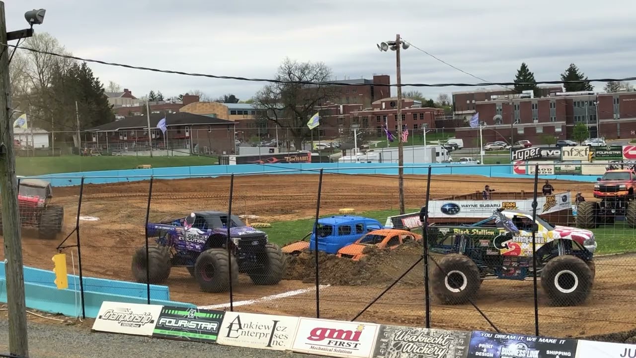 Monster truck Throwdown intros in Kutztown Pa YouTube