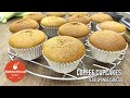 Soft Fluffy Fragrant Coffee Cupcakes (Baked Coffee Egg Sponge Cakes) | MyKitchen101en