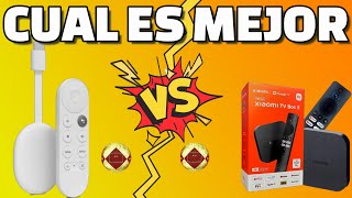 Cuál es mejor TV Box 2024 Comparativa Chromecast 4k Google TV vs Xiaomi Tv Box S 2da Gen Google TV