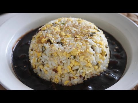 계란볶음밥을 전자렌지로? microwave fried egg rice (eng sub)