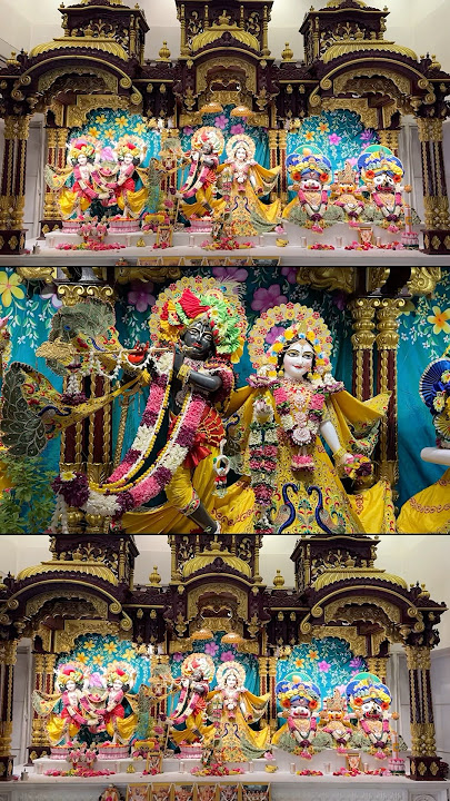 🌸Today’s Special Darshan 3rd July 2025 🌸Sri Sri Radha Madhava Mandir ISKCON Attapur #iskcon #darshan