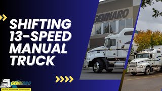 Shifting 13-speed manual truck