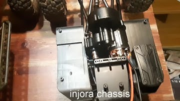 Injora chassis scx10 ii and remo hobby comparison 313mm 12.3 inch.