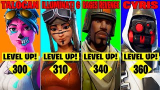 HIGHEST LEVEL PLAYERS IN FORTNITE! (LEVEL 360+) / Fortnite Battle Royale!