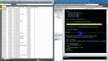 Excel Макрос VBA  Определить диапазон и протянуть формулу из первой ячейки по столбцу до последней.