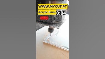 CNC Precision: Cutting 5mm Acrylic Sheets| #shorts #cnc #acrylic