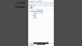 ROUND Function in Google Sheets — Formula #85 of 500 #Shorts
