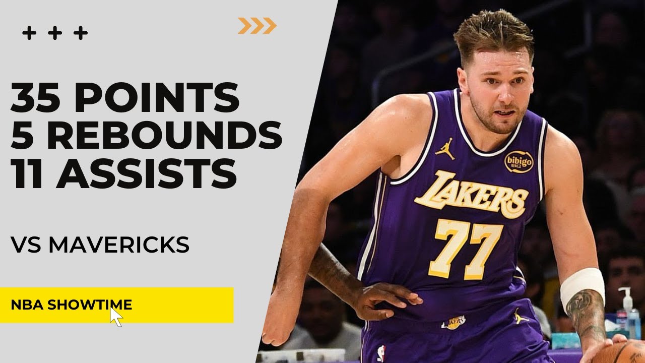 Luka Doncic 35 Points, 11 Assists, 5 Rebs vs Mavericks I 2025 NBA Cup ...