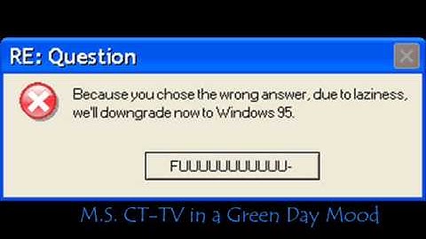 Microsoft Sam Reads More Funny Windows Errors