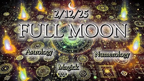 🌕✨ Full Moon in Leo 2/12/25 | Cold Moon Decode, Sigil Magic & Lunar Alchemy 🔥🔮