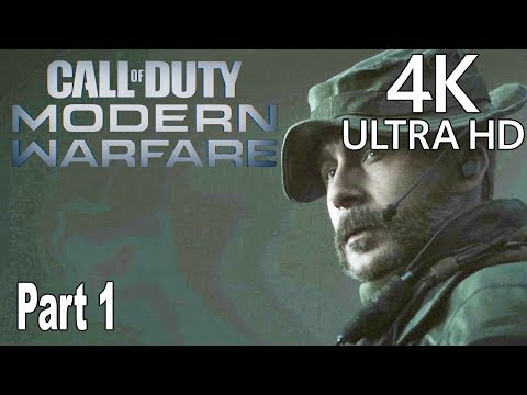 Call Of Duty: Modern Warfare (2019) - Gameplay Walkthrough Part 1 No Commentary [4K]