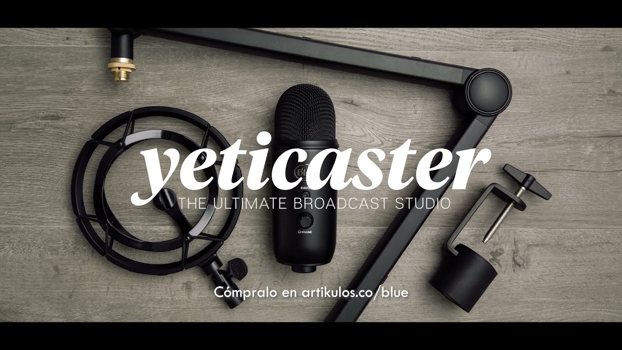 Blue Microphones Yeticaster Pack de Transmisión Profesional con