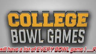 BOWL GAME PICK-EM  2019-2020