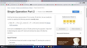 Single Operation Part 2 | | codechef | | @vedantkakade
