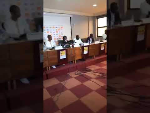 Conférence De Presse D'Aliou Cissé Pour La Liste Des 23 Lions Contre Madagascar