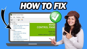 How to Fix NVIDIA Control Panel Display Settings Missing or Not Showing | Step by Step