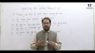 Part, 1 Spotting the error Tenses |by Sir Naseer Abbas|