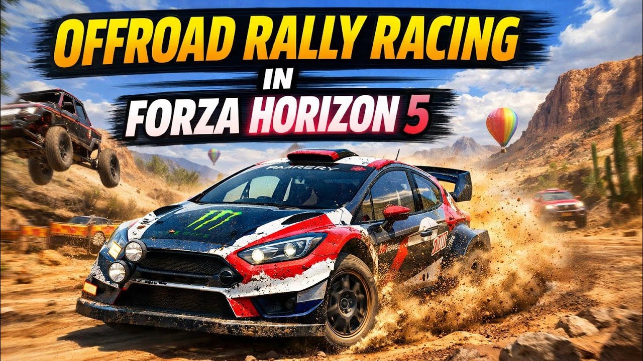 Let'sPlay FH6 or FH5 Rally Race ! [Mala/Eng/Hin] !#mallugamer # ...