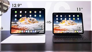 which size iPad Pro? 11' vs 12 9'...don't pick the wrong iPad (M1 iPad Pro)