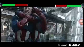 Captain America vs. Captain America with healthbars