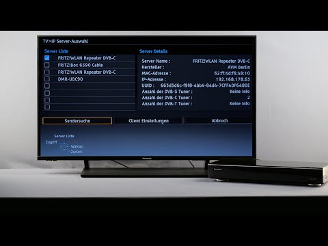 TV-IP Client einrichten | Panasonic Support