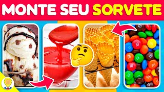 🍨 MONTE O SEU SORVETE 😋 | Jogo das Escolhas: Edição Comidas