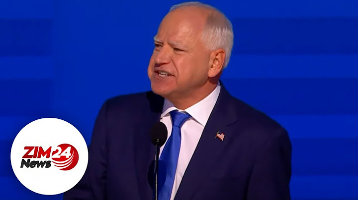 Full speech Gov  Tim Walz speaks at 2024 DNC
