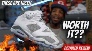 THESE ARE PERFECT!! JORDAN 6 COOL GREY DETAILED REVIEW IN 4K!! ARE THESE WORTH PICKING UP