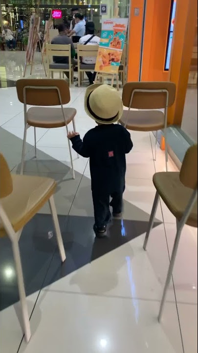 Baby’s First Time Walking in the Mall #Philippines #AyalaFeliz