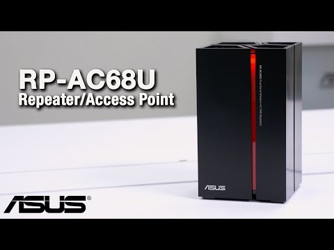 RP-AC68U Wireless-AC1900 Range Extender/Media Bridge Overview