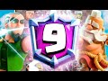 TOP 9 LADDER GAMEPLAY - Clash Royale