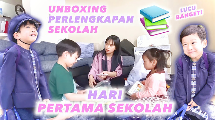 UNBOXING PERLENGKAPAN TK DIJEPANG‼️DAPAT APA SAJA DAN CERITA PERTAMA SEKOLAH