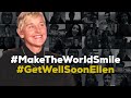 Public figures , Ellen’s guests and fans wishing Ellen DeGeneres a fast recovery