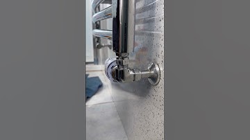 How to swap towel rail valves out the wall! #asmr  #diy #howto  #subscribe #youtubeshorts #tools