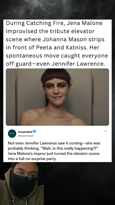 During Catching Fire, Jena Malone improvised the tribute elevator scene where Johanna Mason strips.