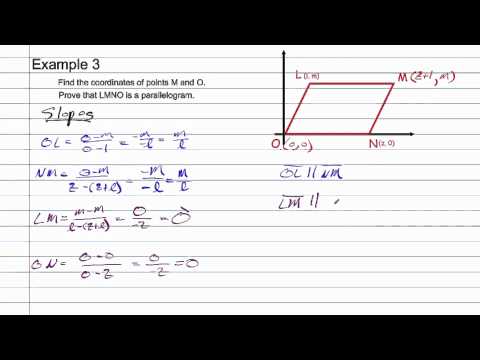 What is a coordinate proof?