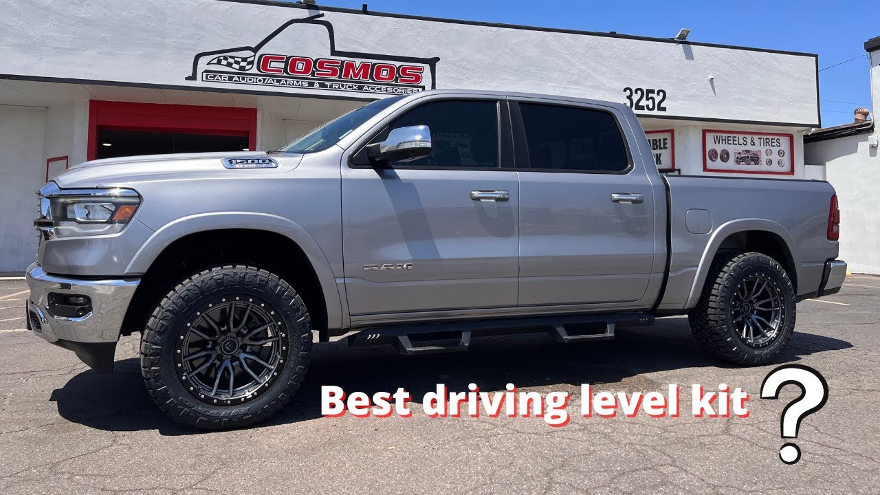 2020 Ram 1500 with Level kit, Wheels, and Tires | Best leveling kit for