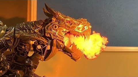 Transformers: age of extinction Grimlock test (stop motion animation)