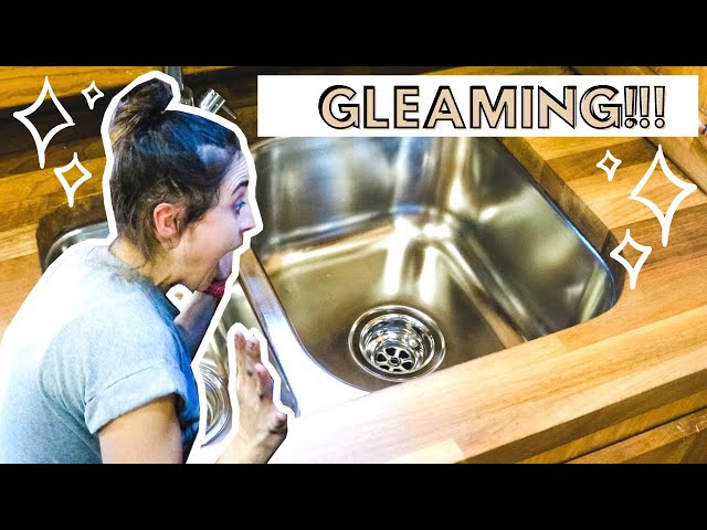 3 Ways to Get Scratches out of a Stainless Steel Sink - wikiHow