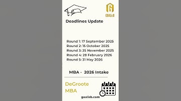 DeGroote MBA Deadlines 2025: Your Guide to Fall Intake Application 🗓️