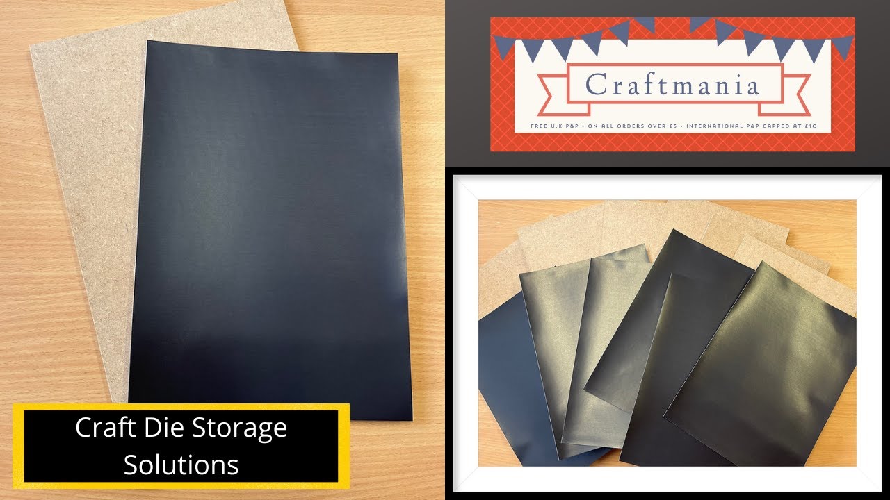 Magnetic Sheets For Dies - AMAZING Craft Room Organization Tip! 