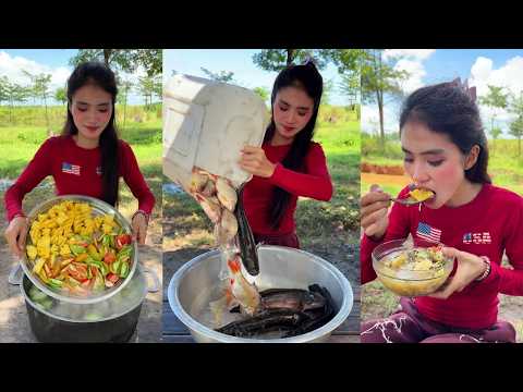Cook grilled fish and fish sour soup with recipe