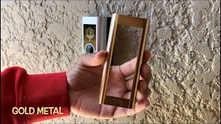 How To Change The Faceplate On Your Ring Video Doorbell Pro 2 - Gold Metal Color!