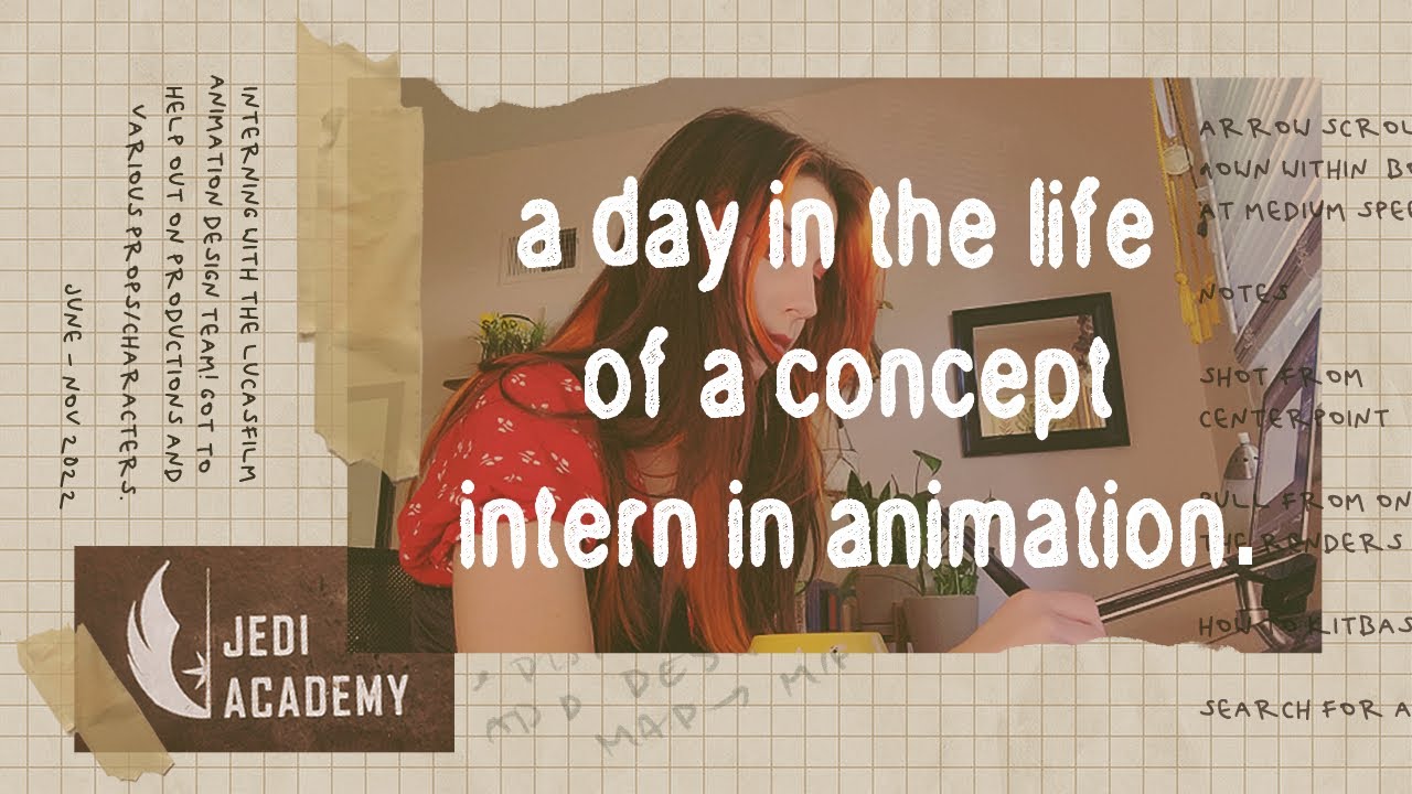 a day in the life of a concept design intern // animation internship ...