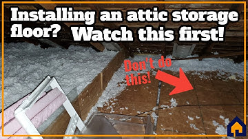 Attic storage floor - don