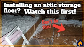 Attic storage floor - don