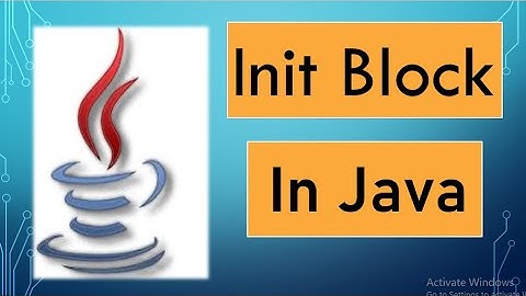Init Block In Java || In Hindi || Explain in easy Way