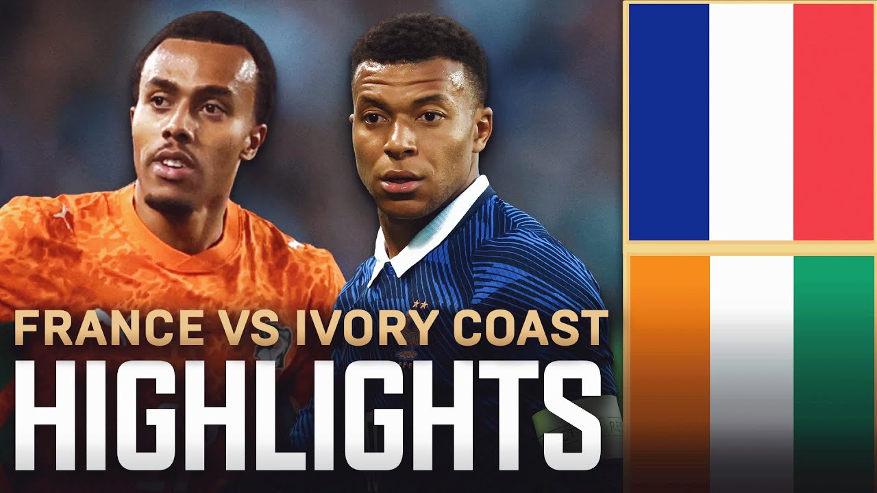 France vs Ivory Coast Extended Highlights 🌎🏆 International Friendly