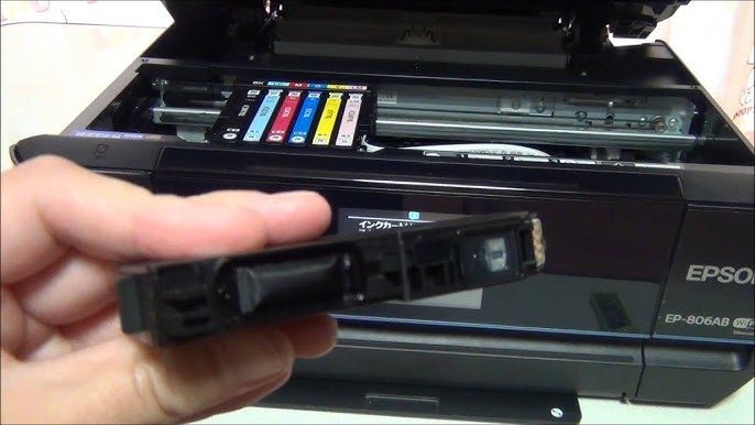 インクが残っている場合の消耗品交換方法 エプソン Ep 811a Ep 810a Npd5868 Youtube