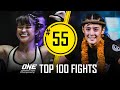 Stamp Fairtex's TOUGHEST Muay Thai Match | ONE Championship’s Top 100 Fights | #55